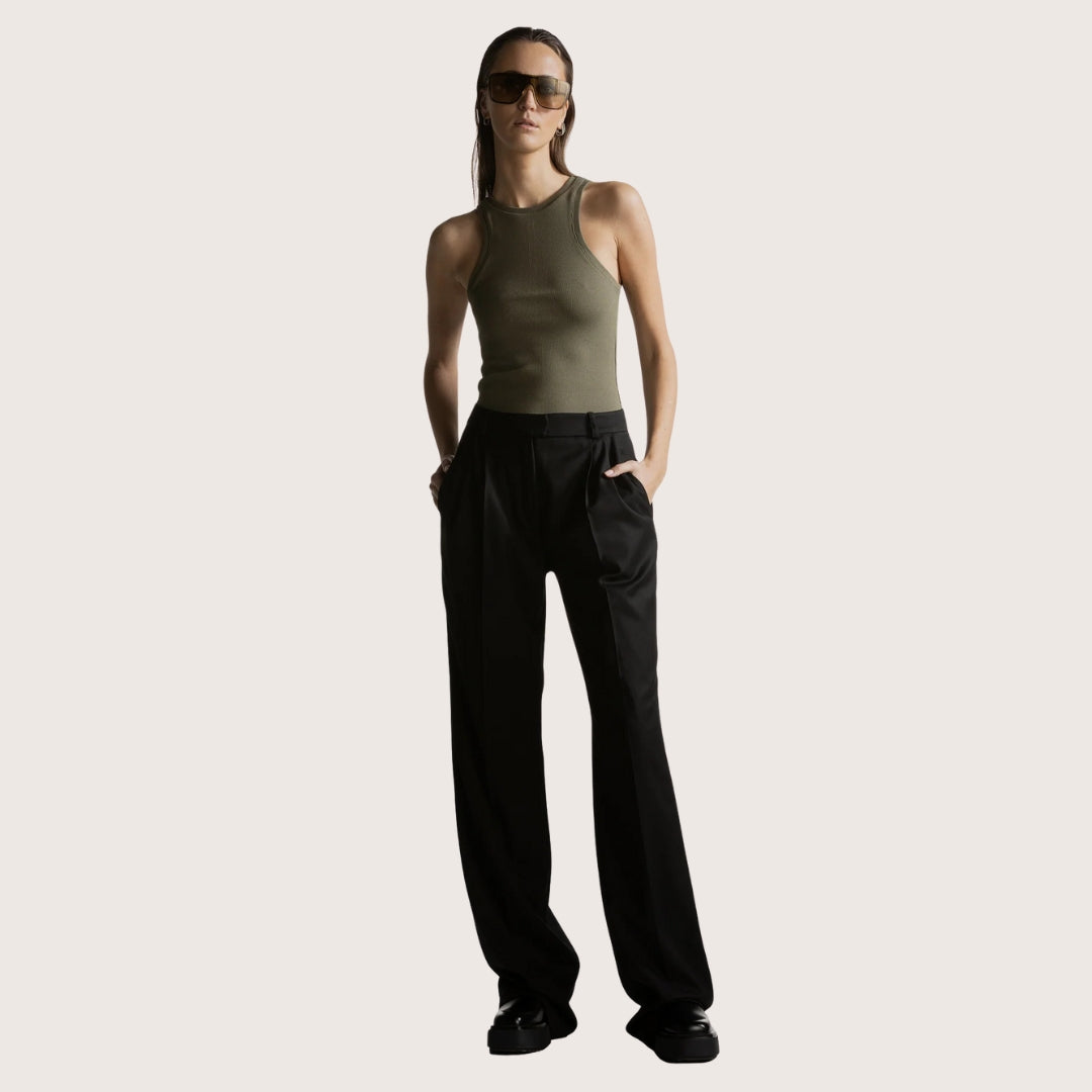 lara tank top - khaki