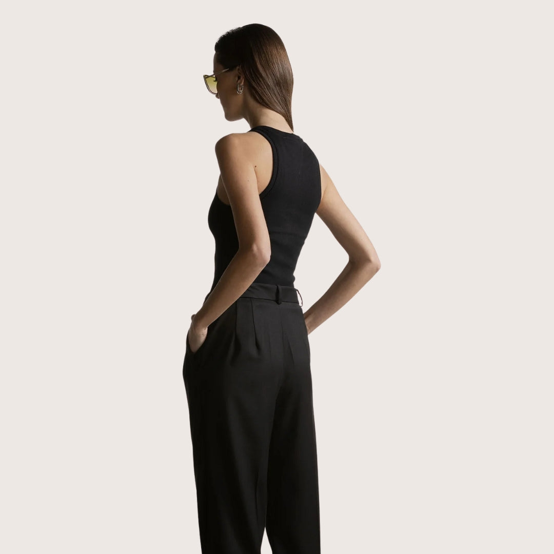 lara tank top - black