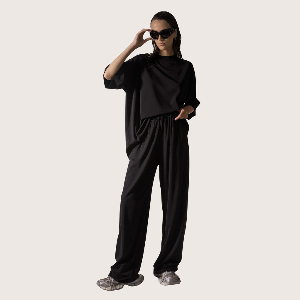 effortless trousers - black