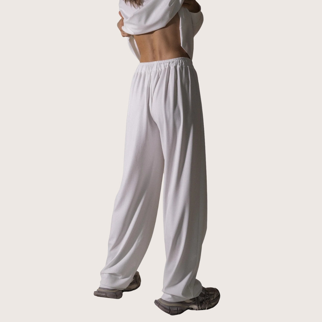 effortless trousers - ecru