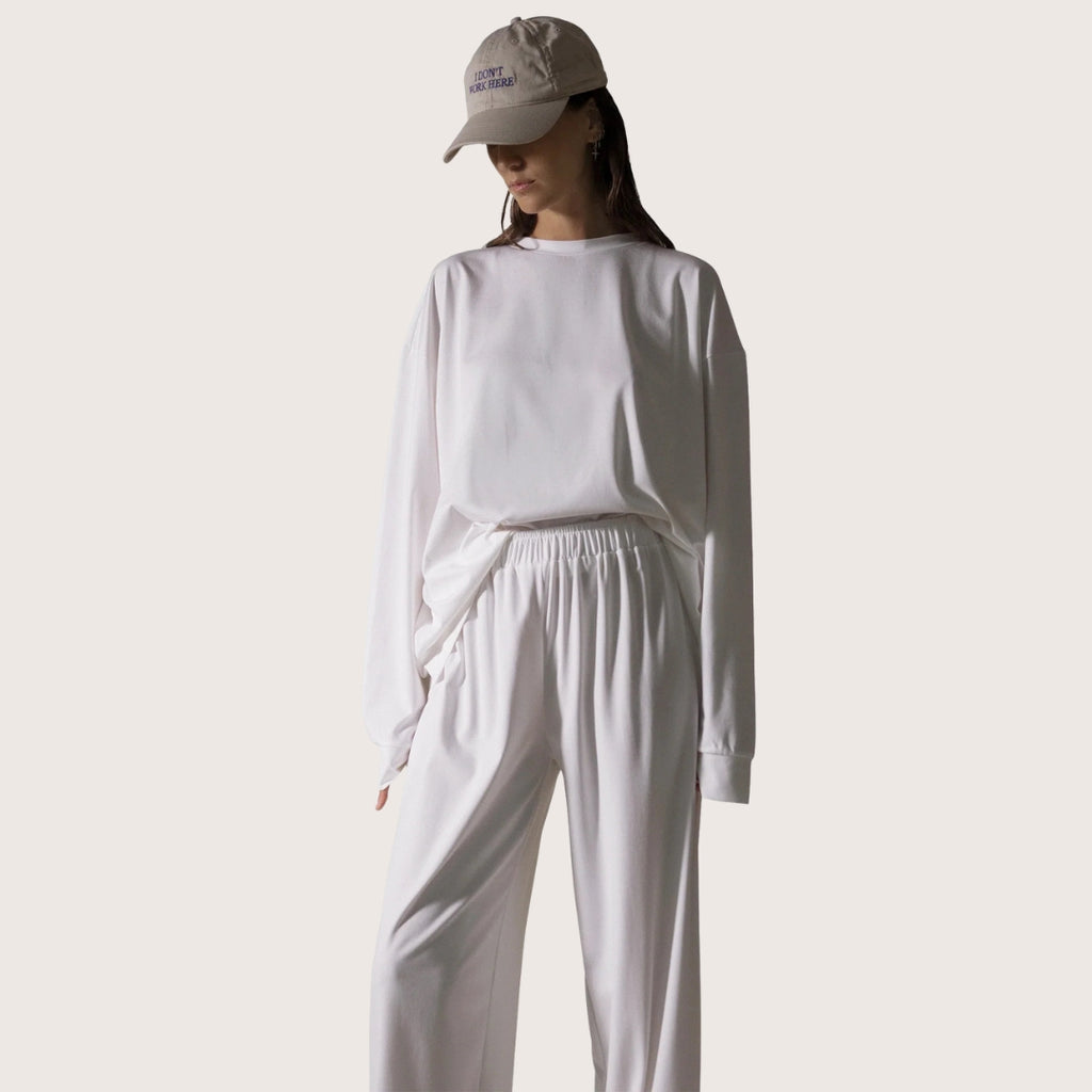 effortless trousers - ecru
