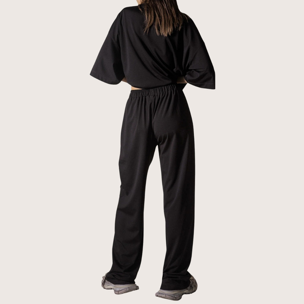 effortless trousers - black