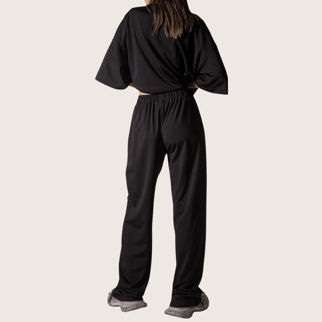 effortless trousers - black
